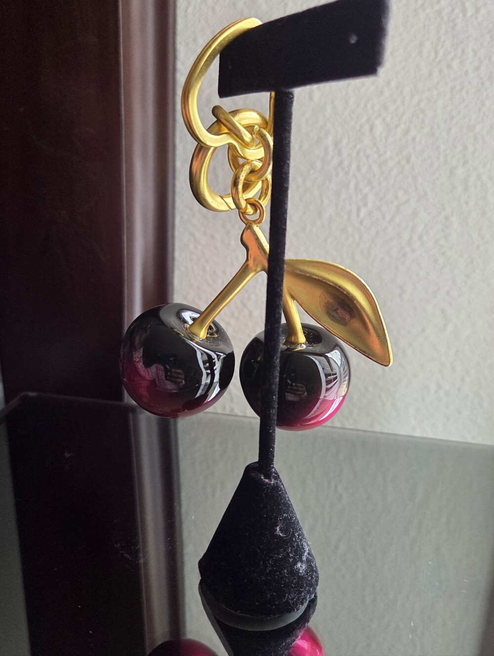 Ombre Cherry Keychain/Bag Charm, NWOT - Picture 3 of 5